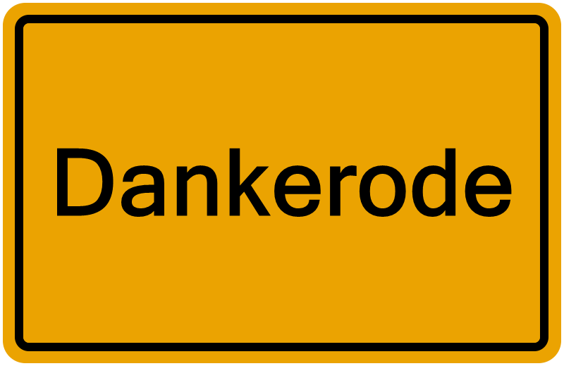 Handelsregisterauszug Dankerode