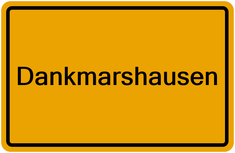 Handelsregisterauszug Dankmarshausen
