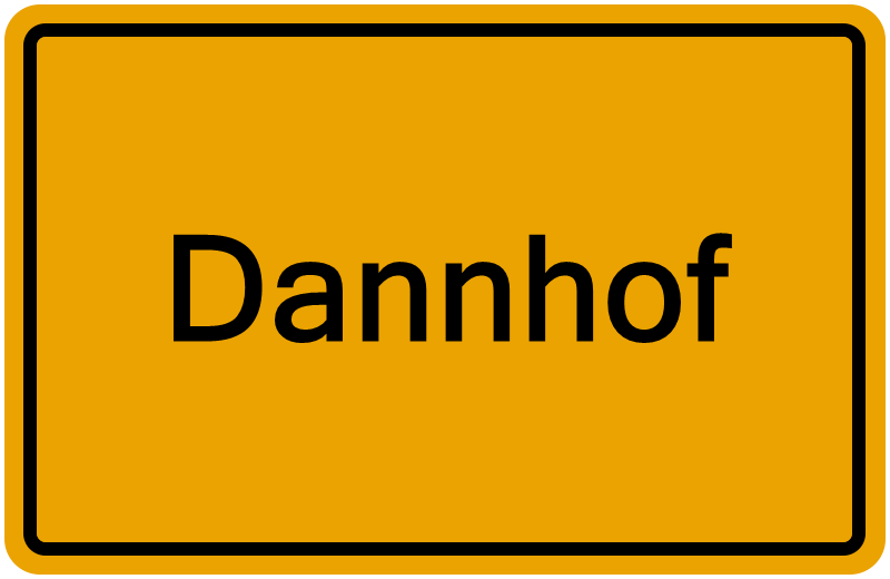 Handelsregisterauszug Dannhof