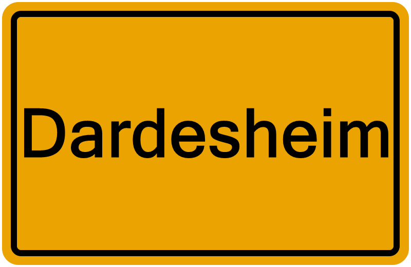 Handelsregisterauszug Dardesheim