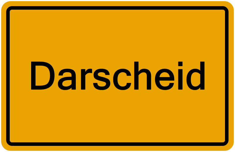 Handelsregisterauszug Darscheid