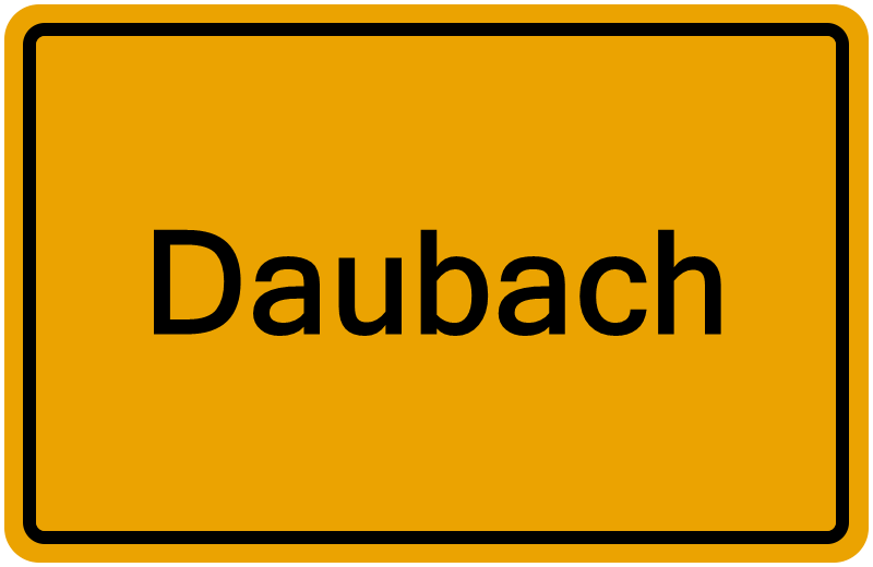 Handelsregisterauszug Daubach