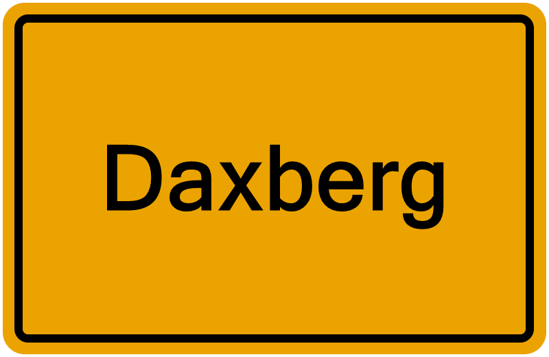 Handelsregisterauszug Daxberg