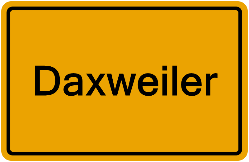 Handelsregisterauszug Daxweiler