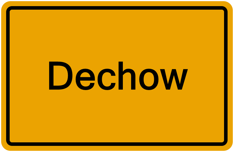 Handelsregisterauszug Dechow