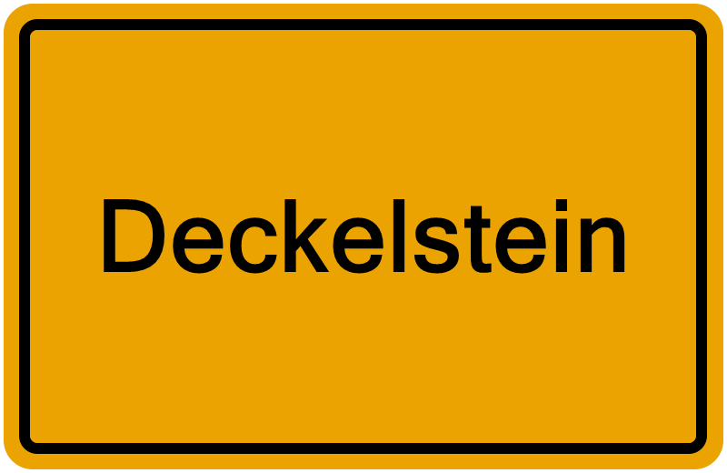 Handelsregisterauszug Deckelstein