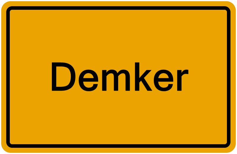 Handelsregisterauszug Demker