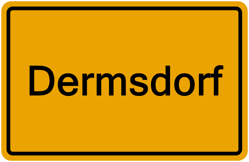 Handelsregisterauszug Dermsdorf
