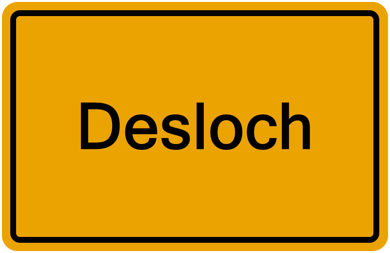 Handelsregisterauszug Desloch