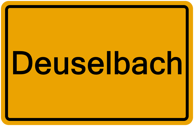 Handelsregisterauszug Deuselbach