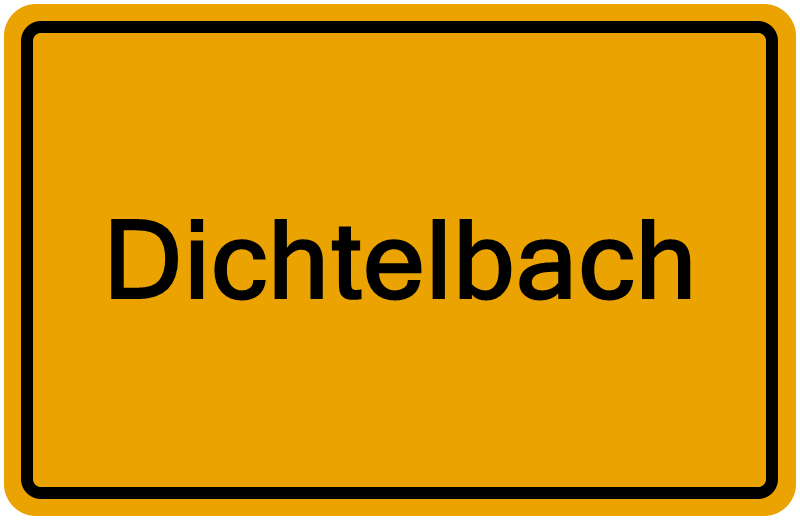 Handelsregisterauszug Dichtelbach