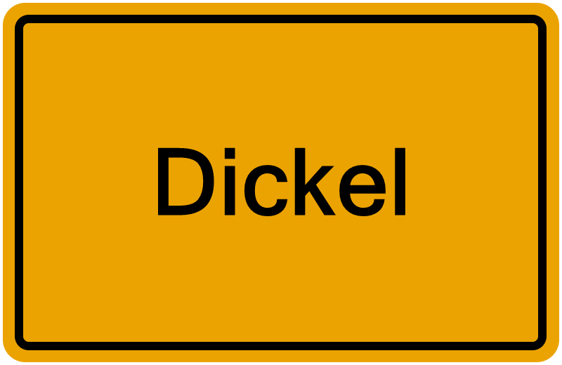 Handelsregisterauszug Dickel
