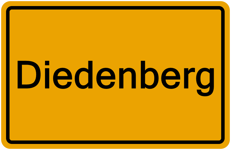 Handelsregisterauszug Diedenberg