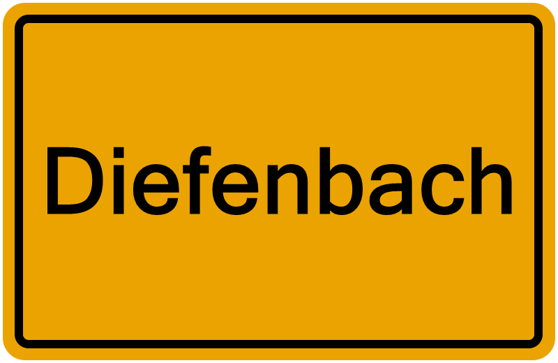 Handelsregisterauszug Diefenbach