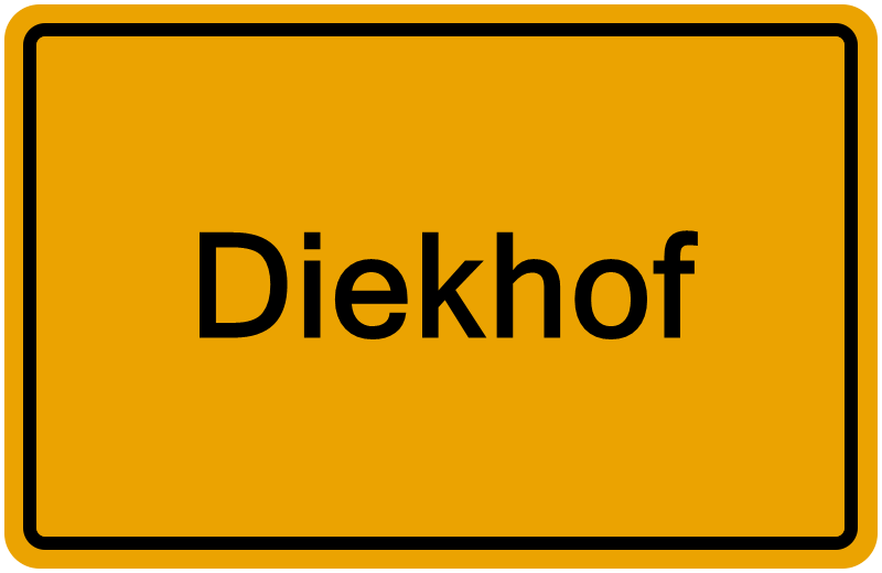 Handelsregisterauszug Diekhof