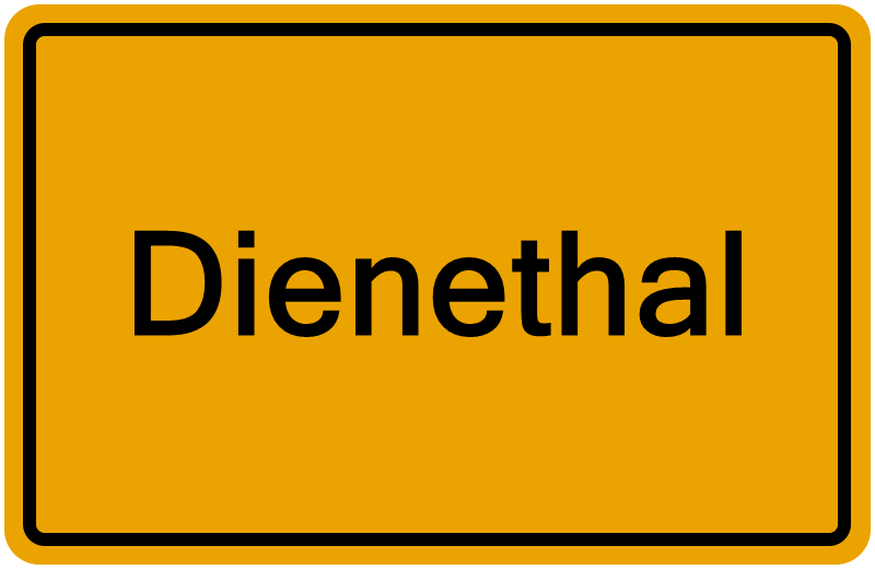 Handelsregisterauszug Dienethal