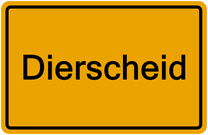 Handelsregisterauszug Dierscheid