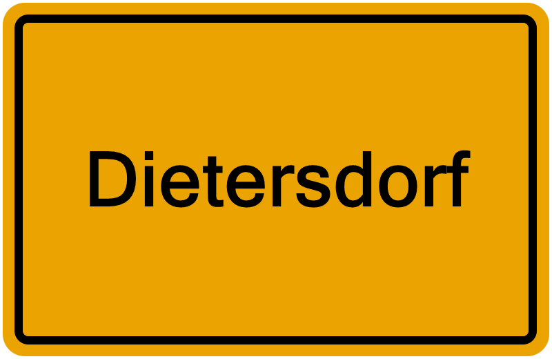 Handelsregisterauszug Dietersdorf