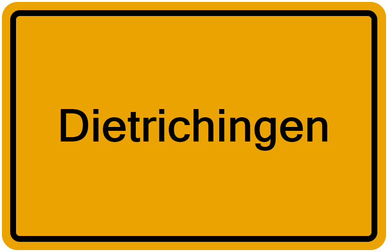 Handelsregisterauszug Dietrichingen