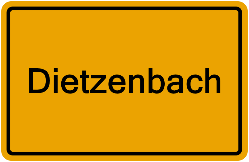 Handelsregisterauszug Dietzenbach