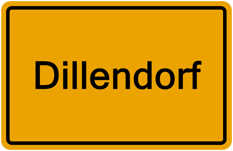 Handelsregisterauszug Dillendorf