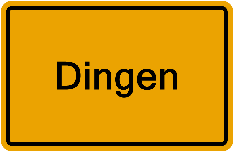 Handelsregisterauszug Dingen