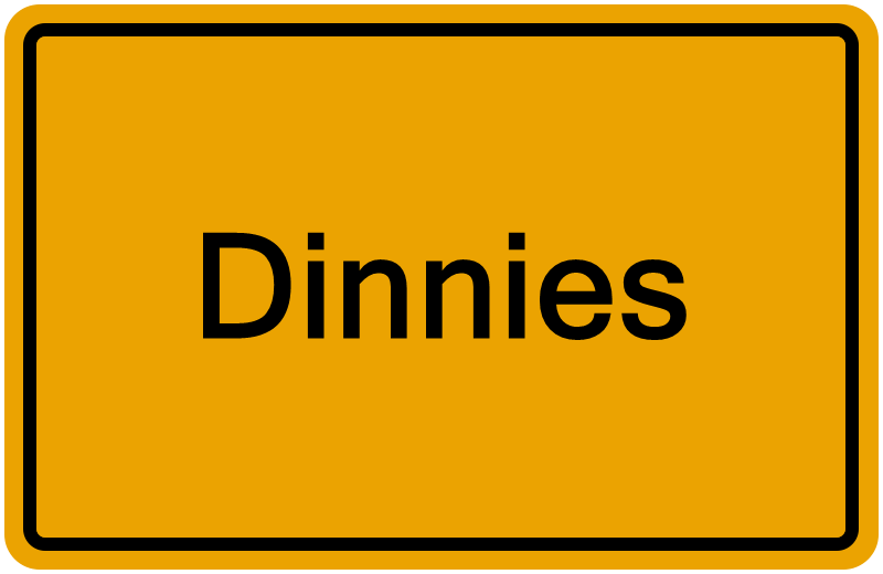 Handelsregisterauszug Dinnies