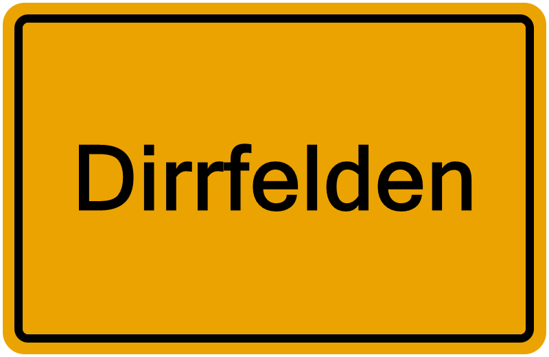 Handelsregisterauszug Dirrfelden