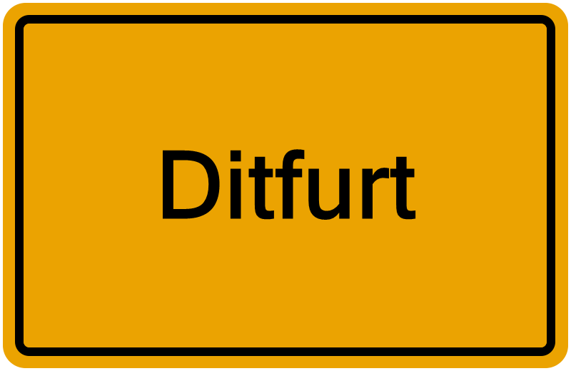 Handelsregisterauszug Ditfurt