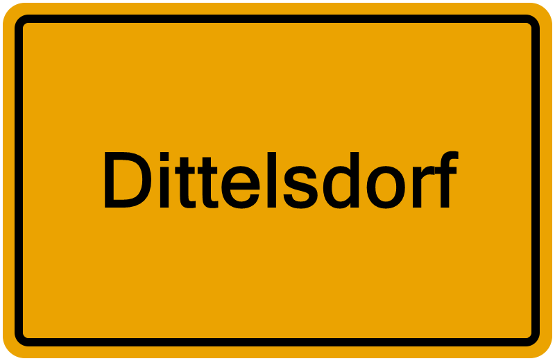 Handelsregisterauszug Dittelsdorf