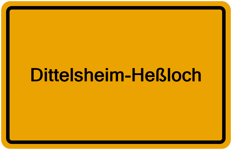 Handelsregisterauszug Dittelsheim-Heßloch