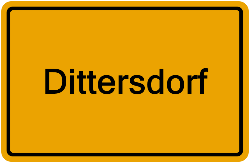 Handelsregisterauszug Dittersdorf