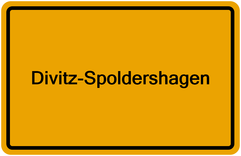 Handelsregisterauszug Divitz-Spoldershagen