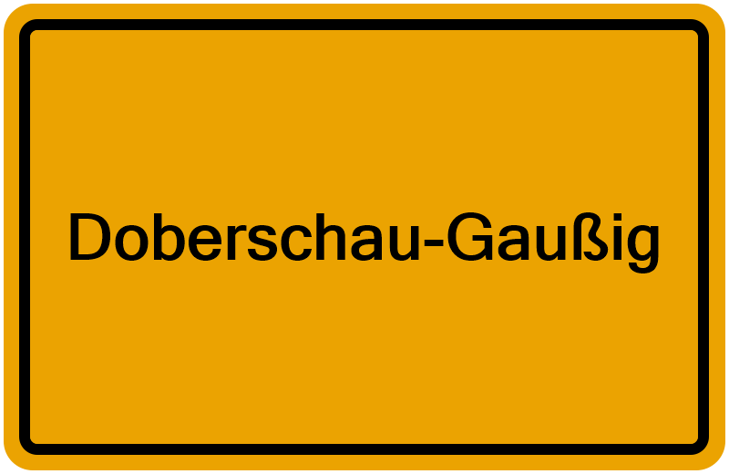 Handelsregisterauszug Doberschau-Gaußig