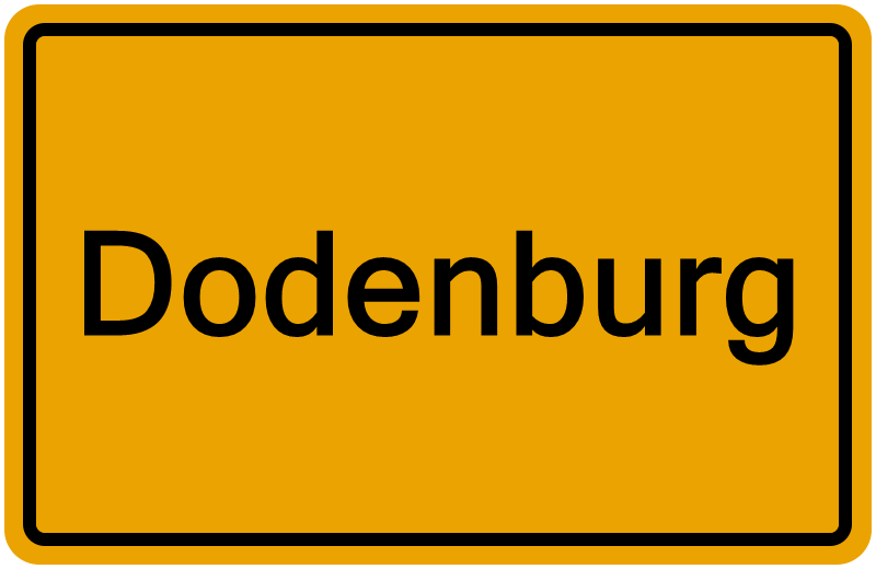 Handelsregisterauszug Dodenburg