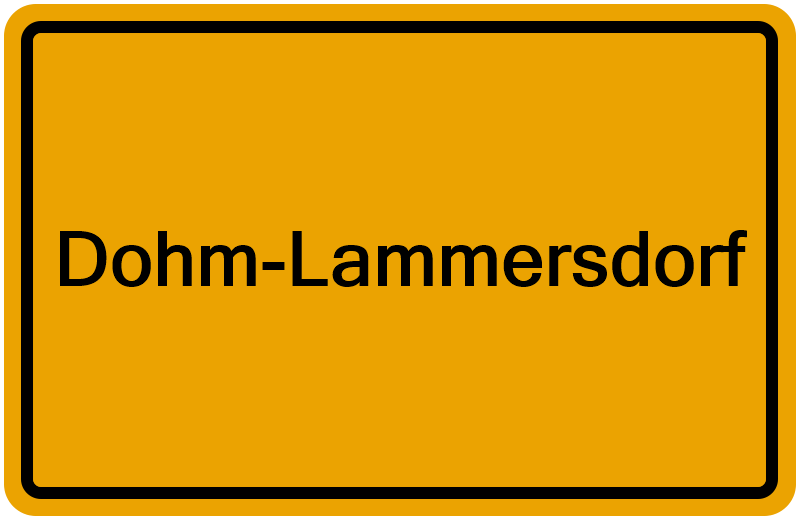 Handelsregisterauszug Dohm-Lammersdorf