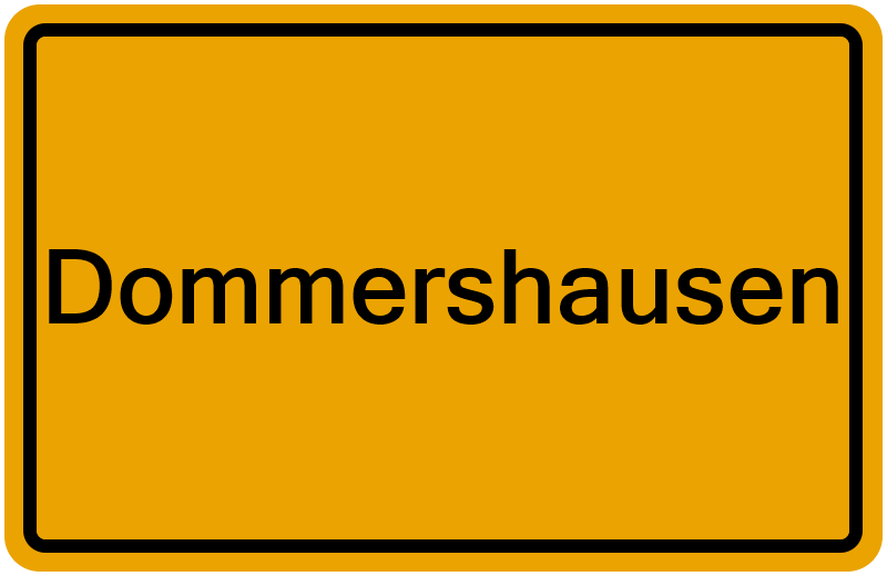Handelsregisterauszug Dommershausen