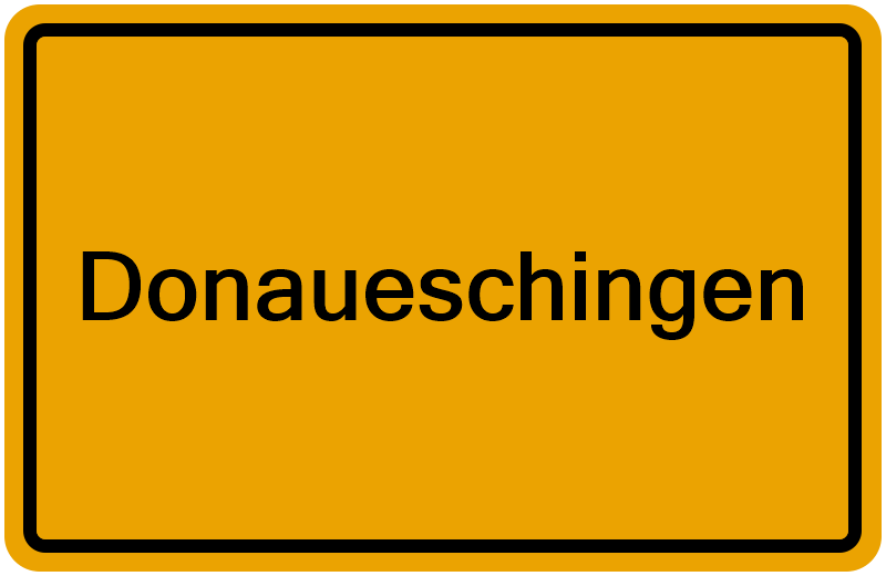 Handelsregisterauszug Donaueschingen