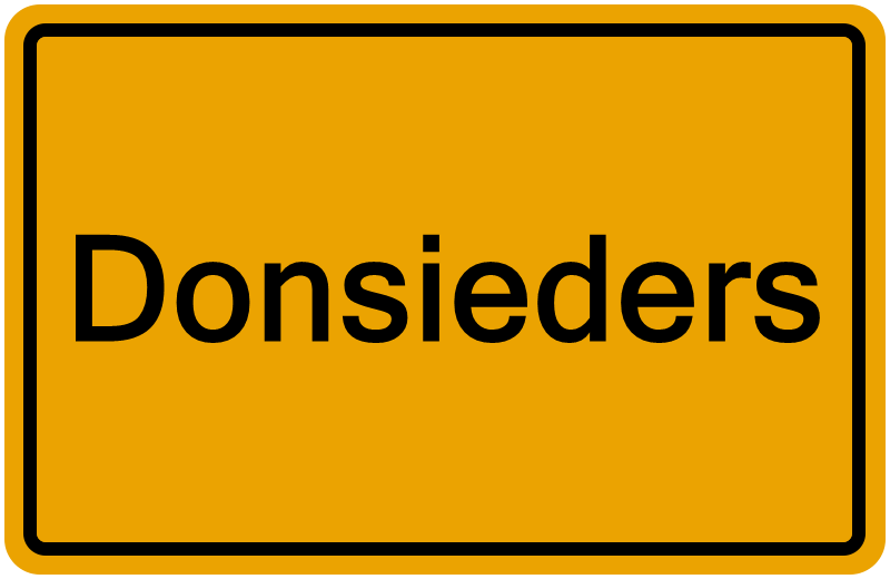 Handelsregisterauszug Donsieders