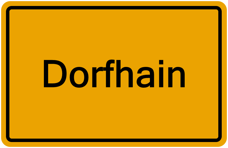 Handelsregisterauszug Dorfhain