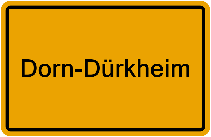 Handelsregisterauszug Dorn-Dürkheim