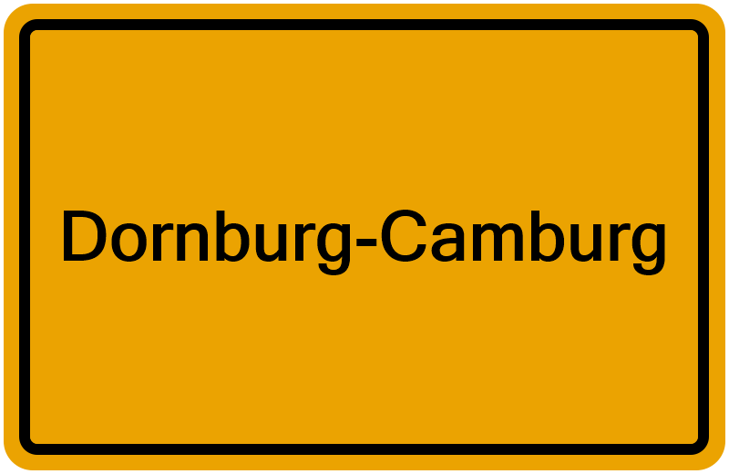 Handelsregisterauszug Dornburg-Camburg