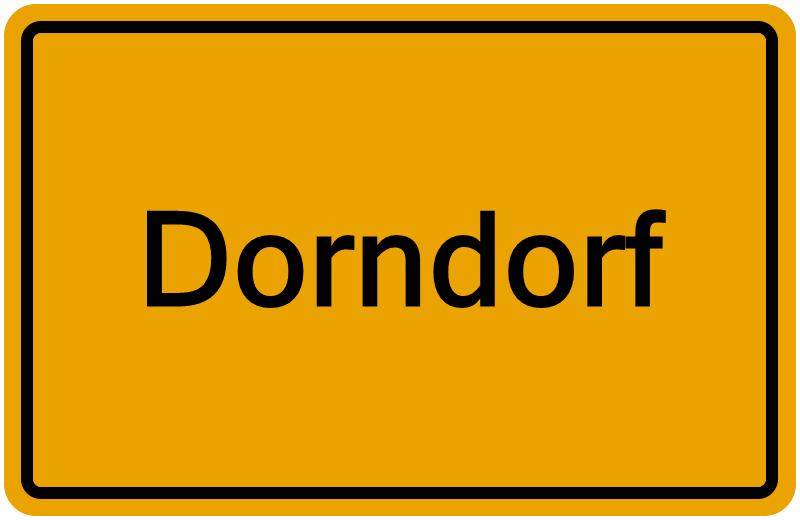 Handelsregisterauszug Dorndorf