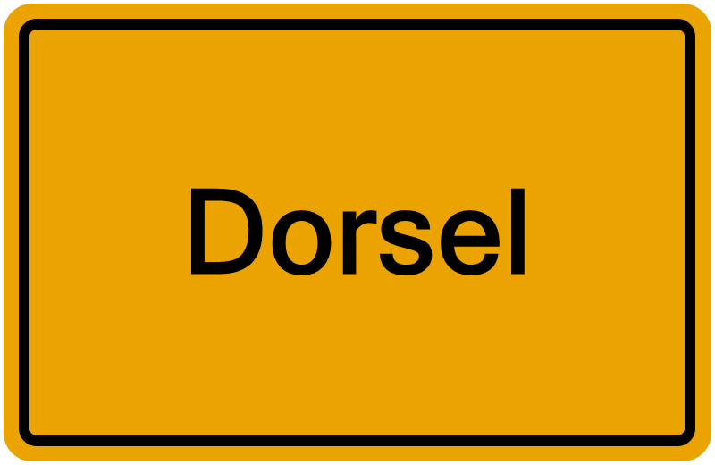 Handelsregisterauszug Dorsel