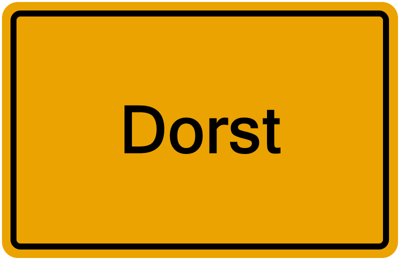 Handelsregisterauszug Dorst