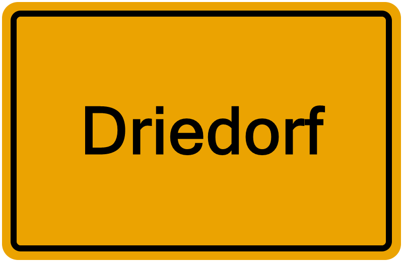 Handelsregisterauszug Driedorf