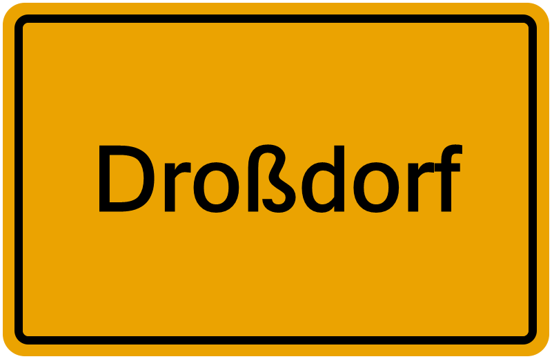 Handelsregisterauszug Droßdorf