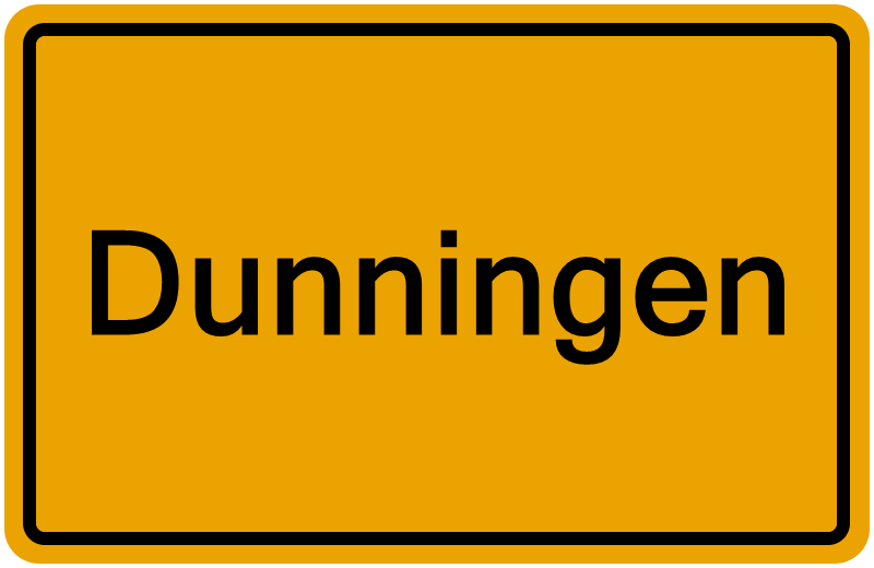 Handelsregisterauszug Dunningen