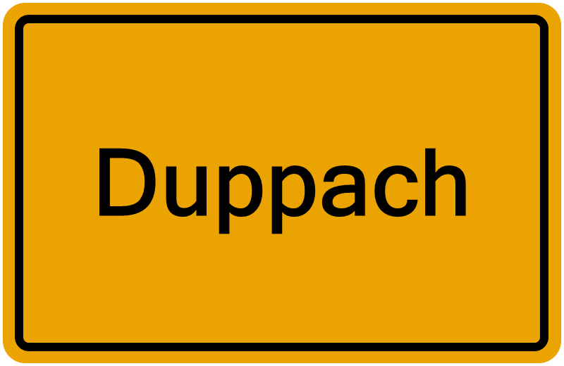 Handelsregisterauszug Duppach