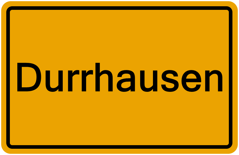 Handelsregisterauszug Durrhausen